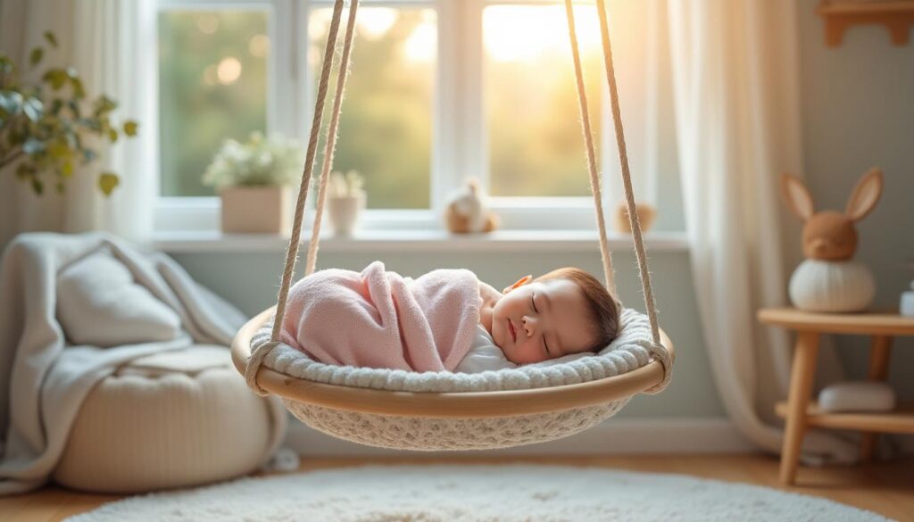 entdecken sie, wie eine federwiege den schlaf ihres babys verbessern kann, indem sie sanfte schaukelbewegungen bietet, die beruhigend wirken und für erholsame nächte sorgen.
